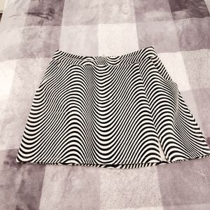 Zebra short skirt